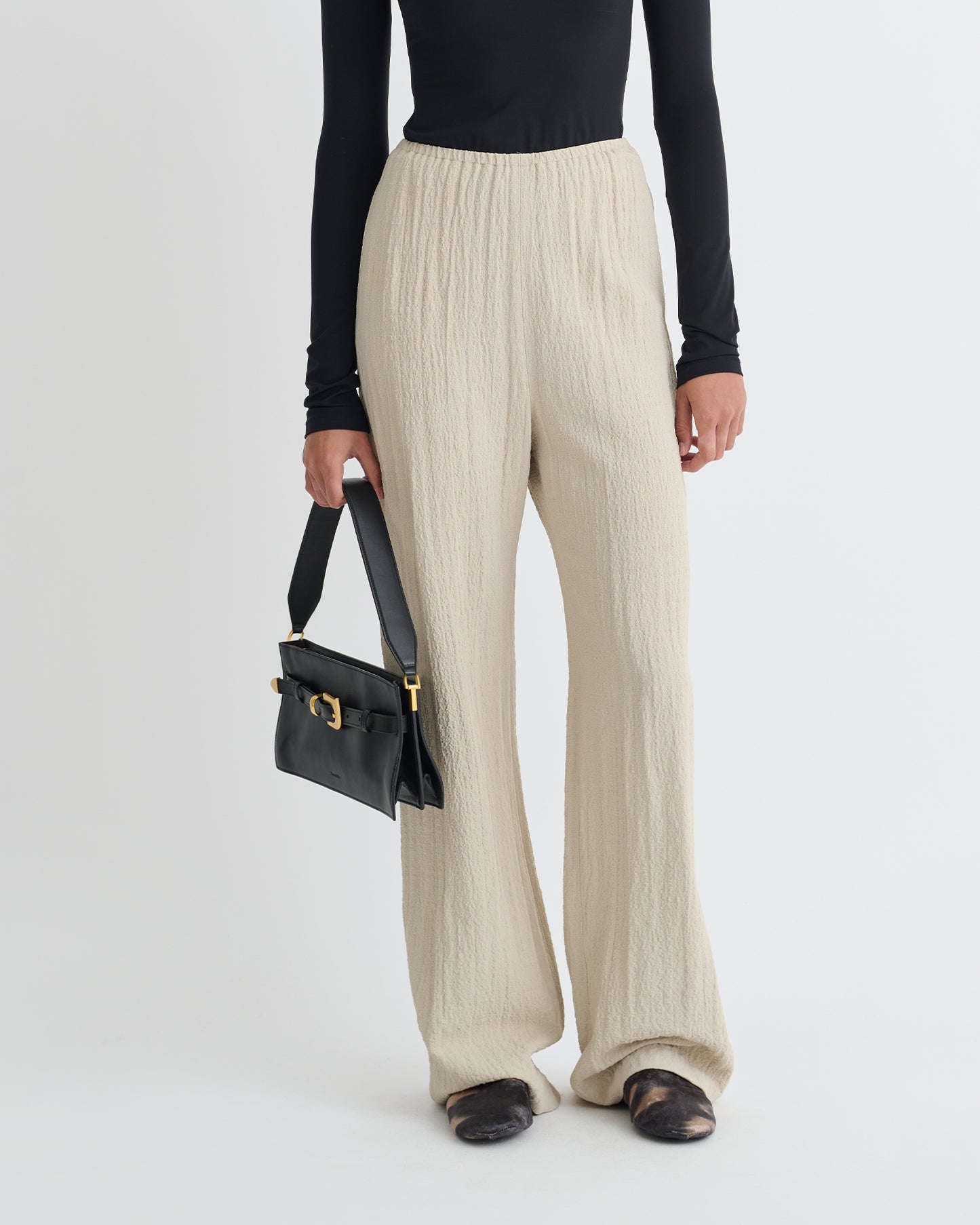 Arvenn - Seersucker Suiting Pants - Sand