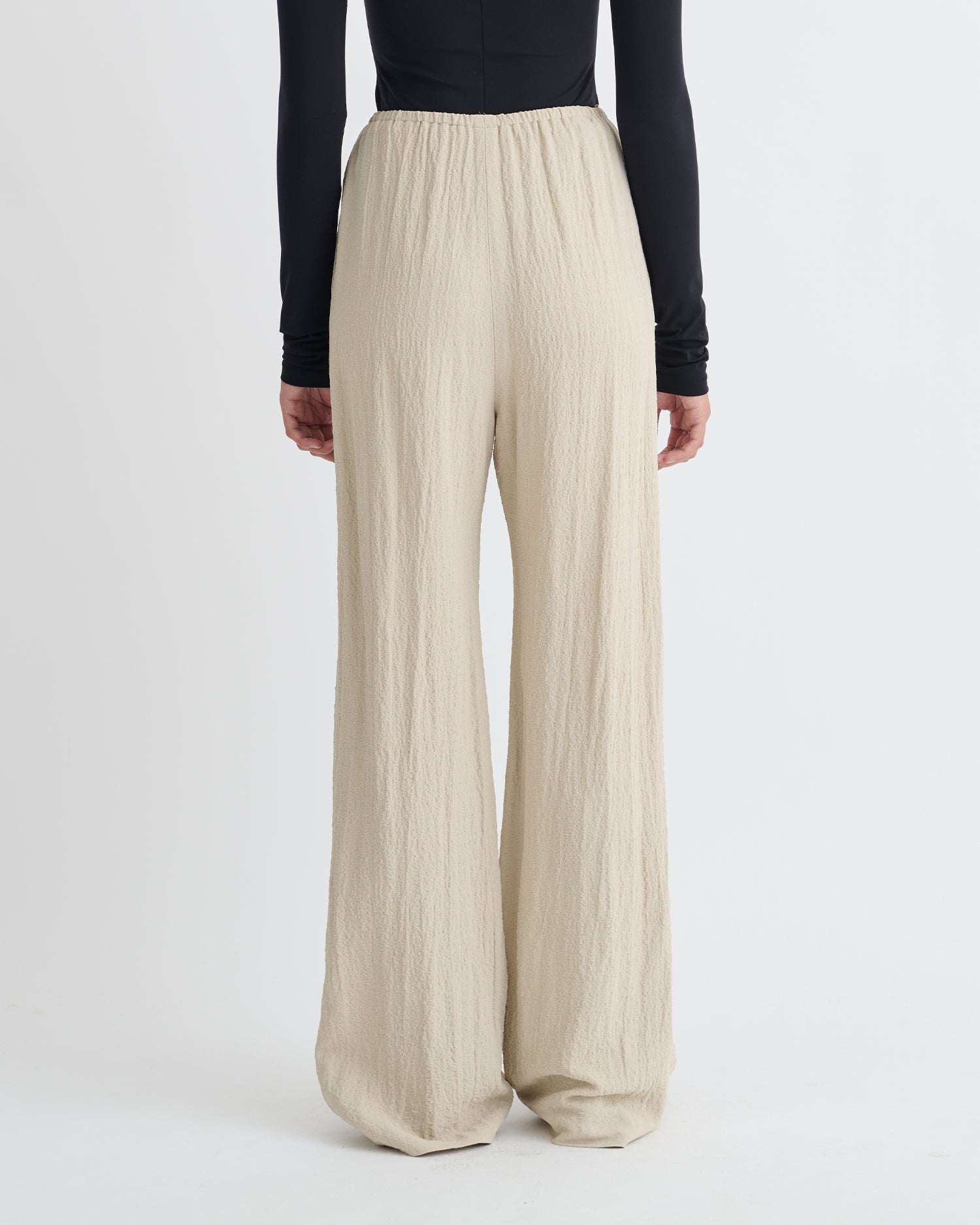 Arvenn - Seersucker Suiting Pants - Sand