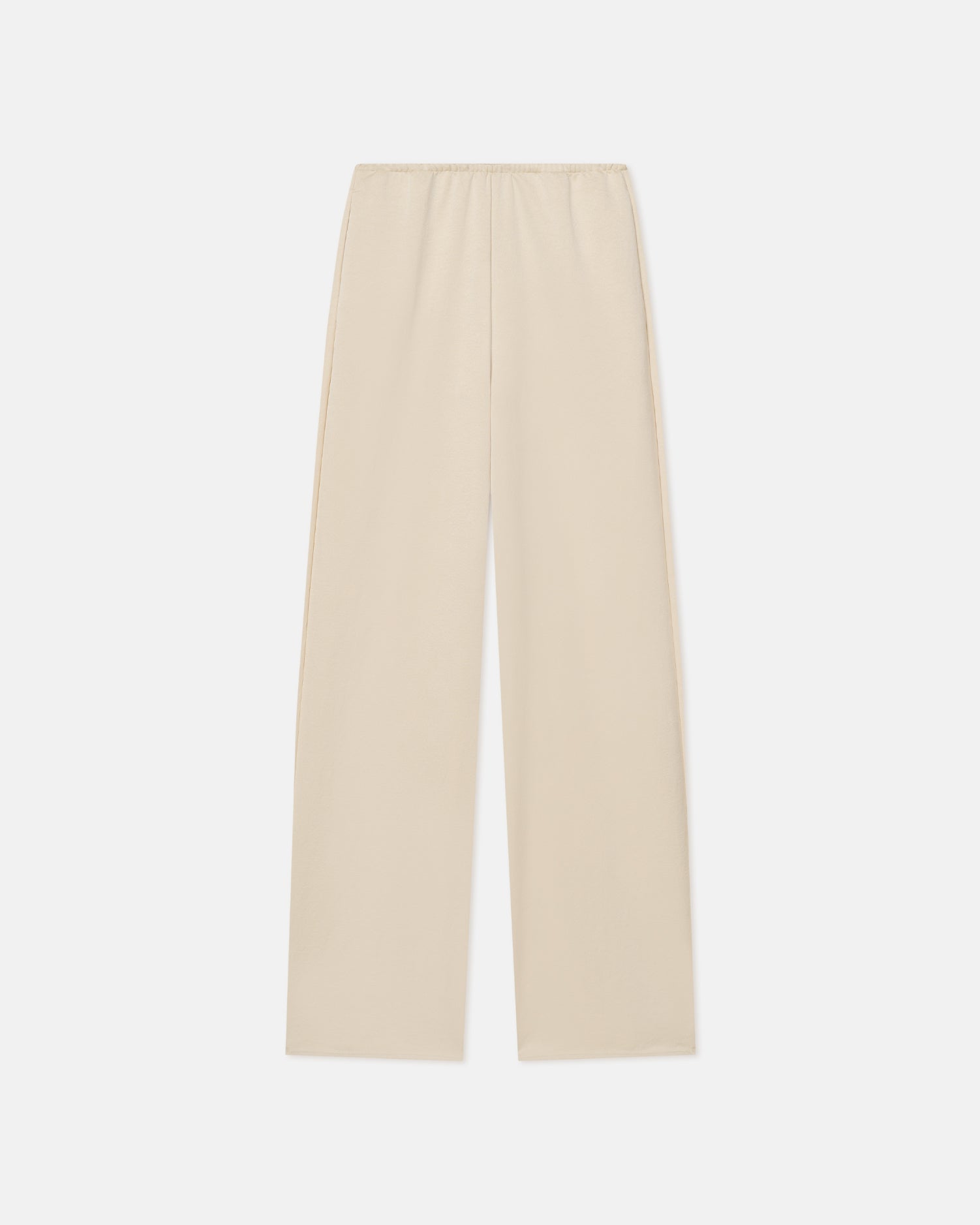 Arvenn - Crisp Satin Pants - Ecru