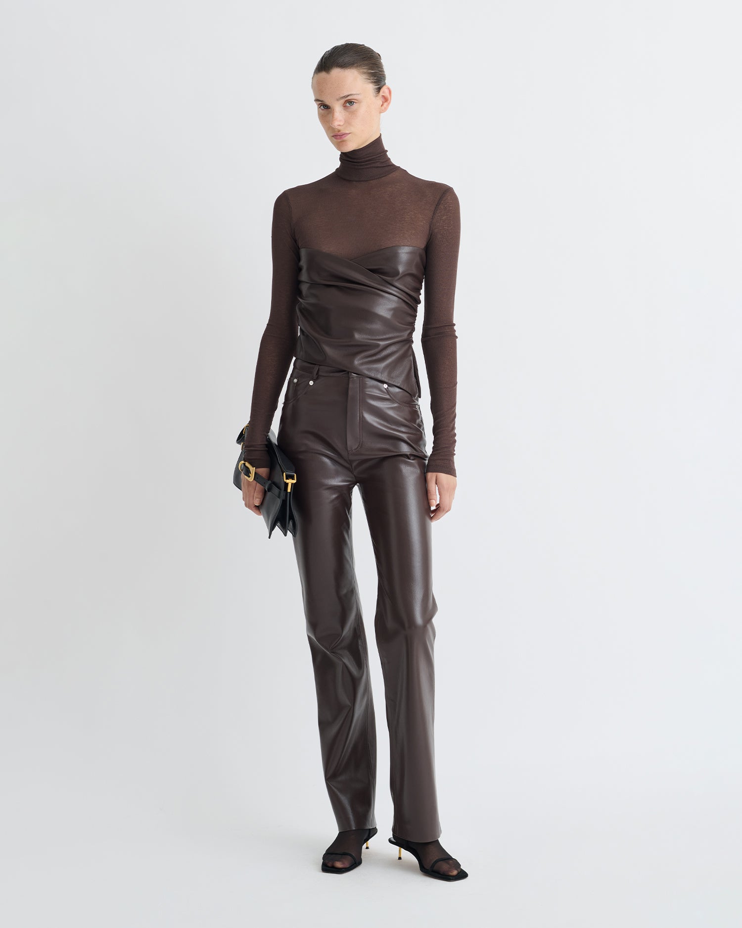 Jacoba - Okobor Pants - Coffee Ground