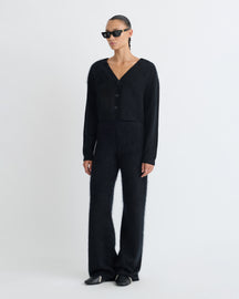 Ewerly - Brushed Cashmere Pants - Black