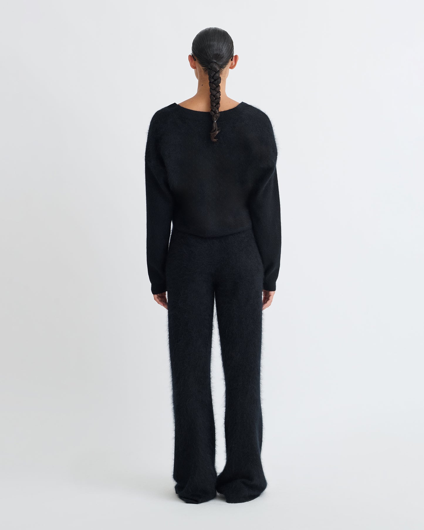 Ewerly - Brushed Cashmere Pants - Black