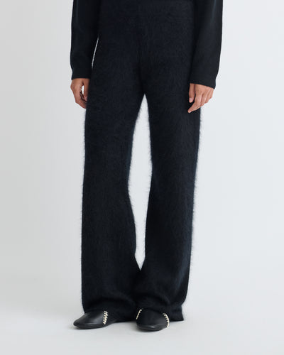 Ewerly - Brushed Cashmere Pants - Black
