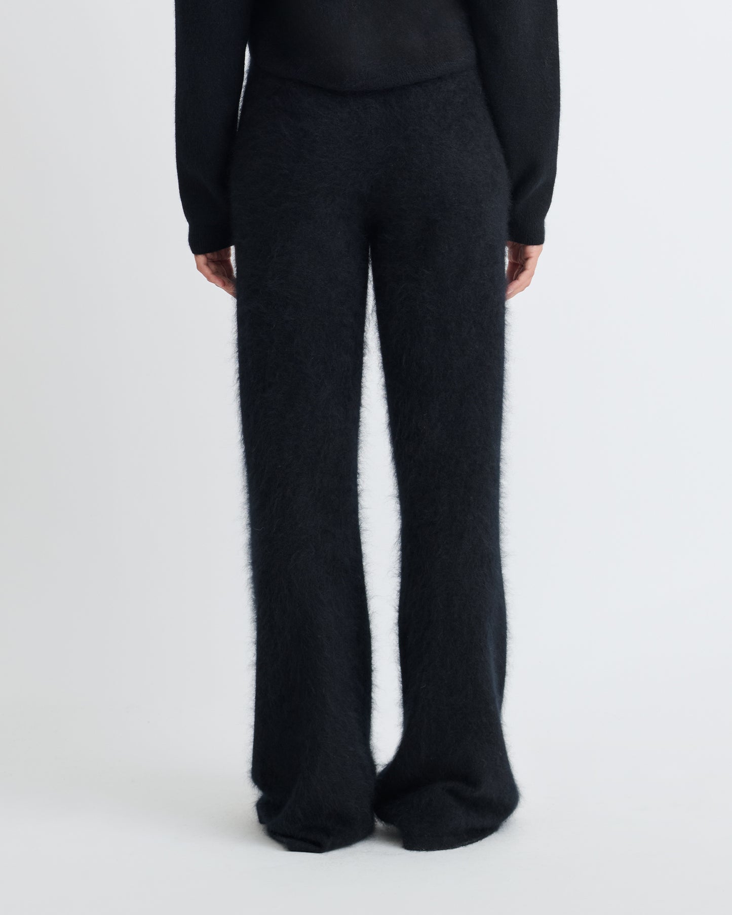 Ewerly - Brushed Cashmere Pants - Black