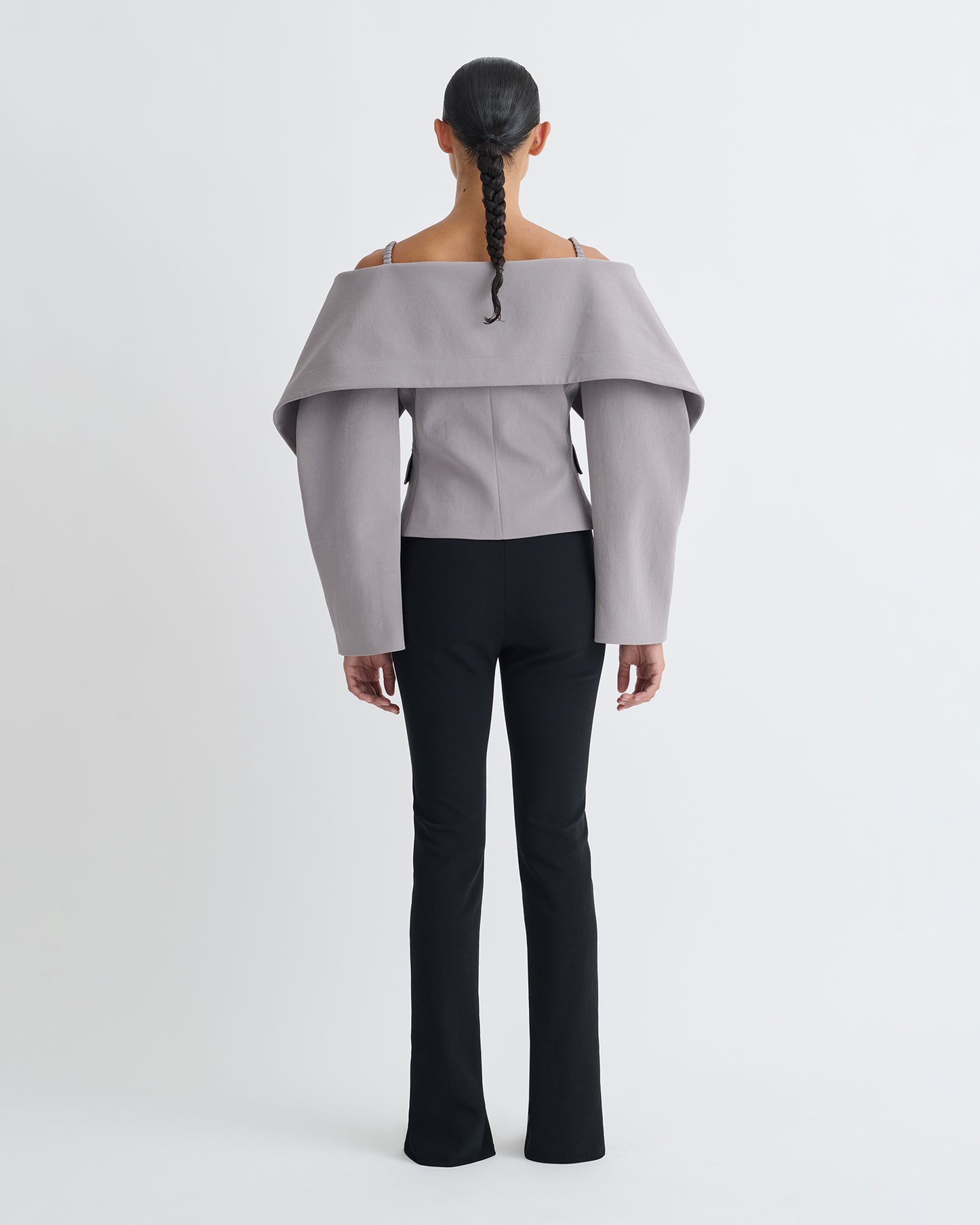 Luana - Paper Jersey Pants - Black