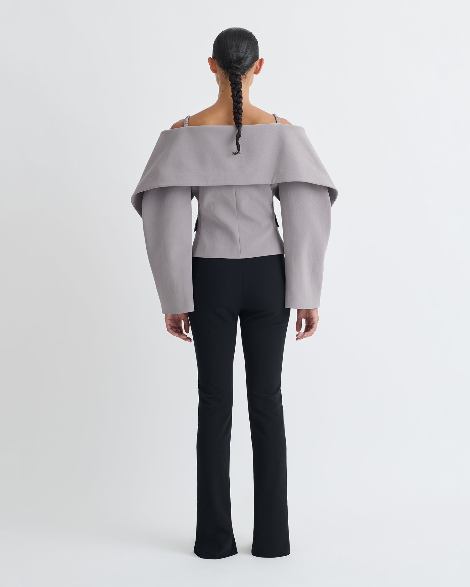 Luana - Paper Jersey Pants - Black