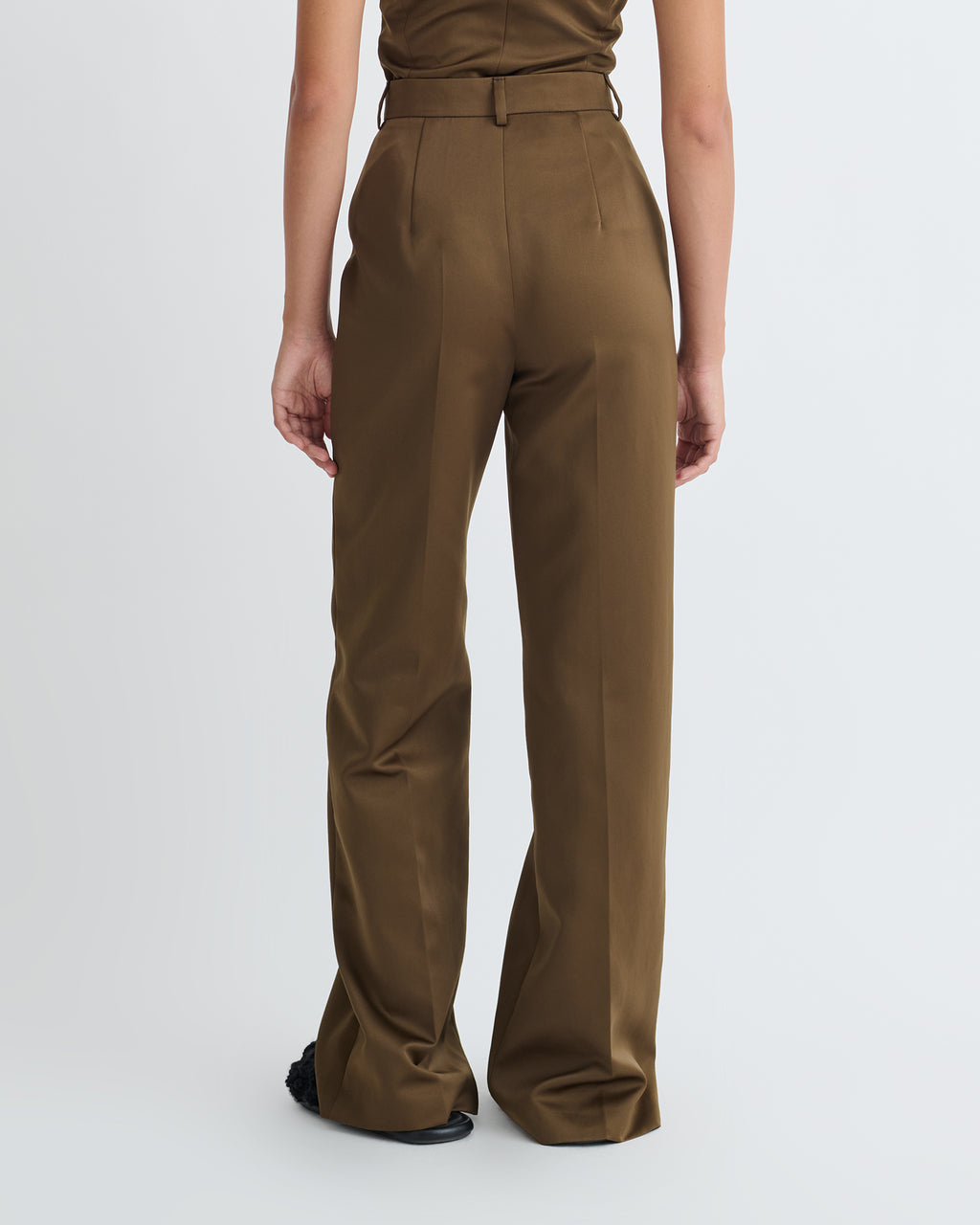 Franny - Structured pants - Wood