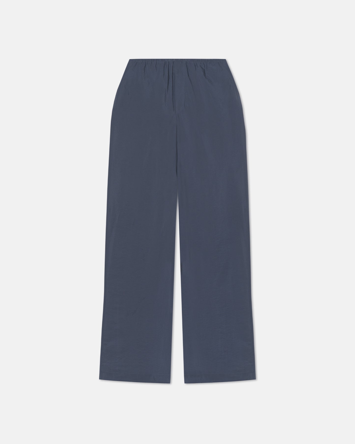 Arvenn - Crepe Organza Pants - Denim Blue