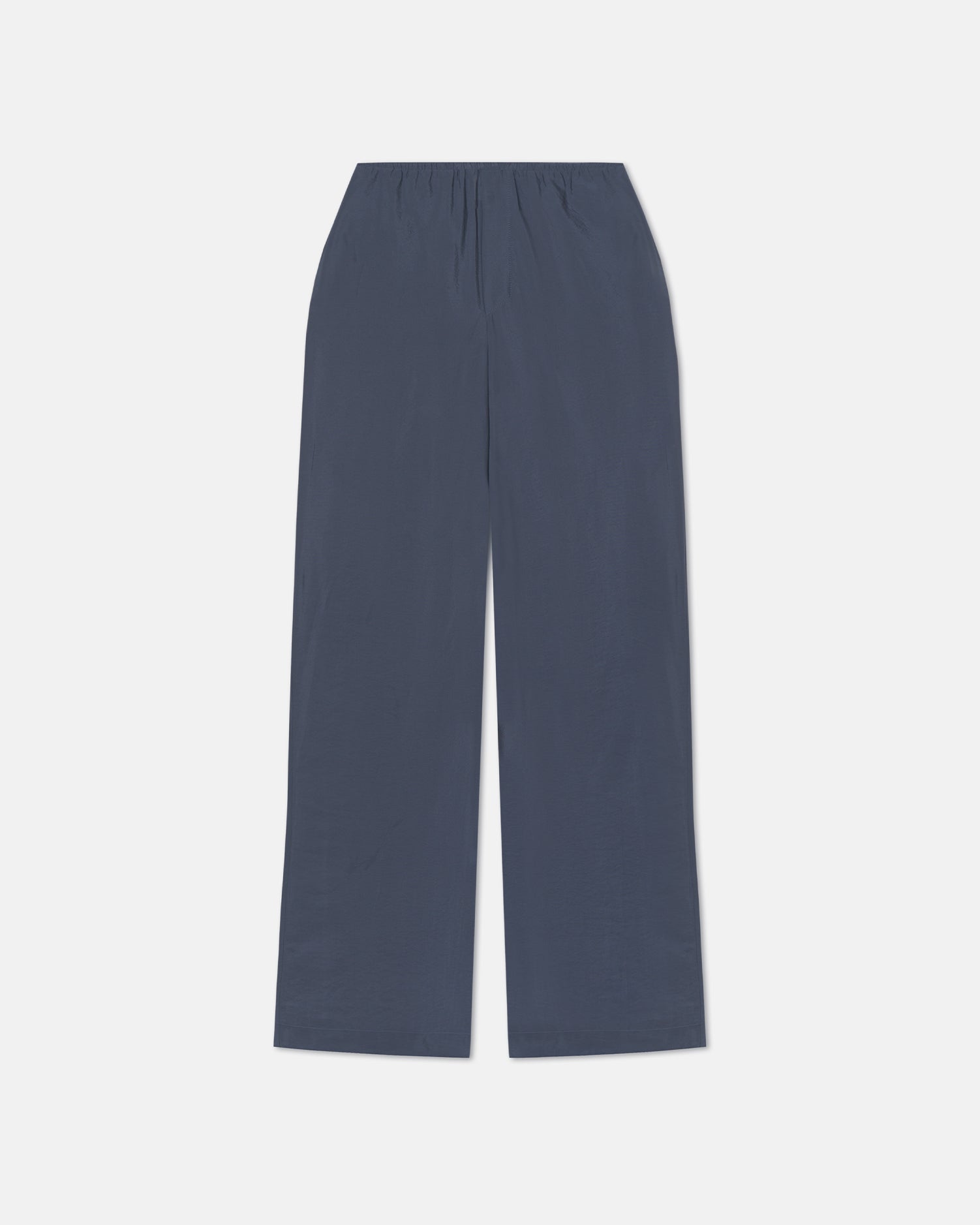 Arvenn - Crepe Organza Pants - Denim Blue