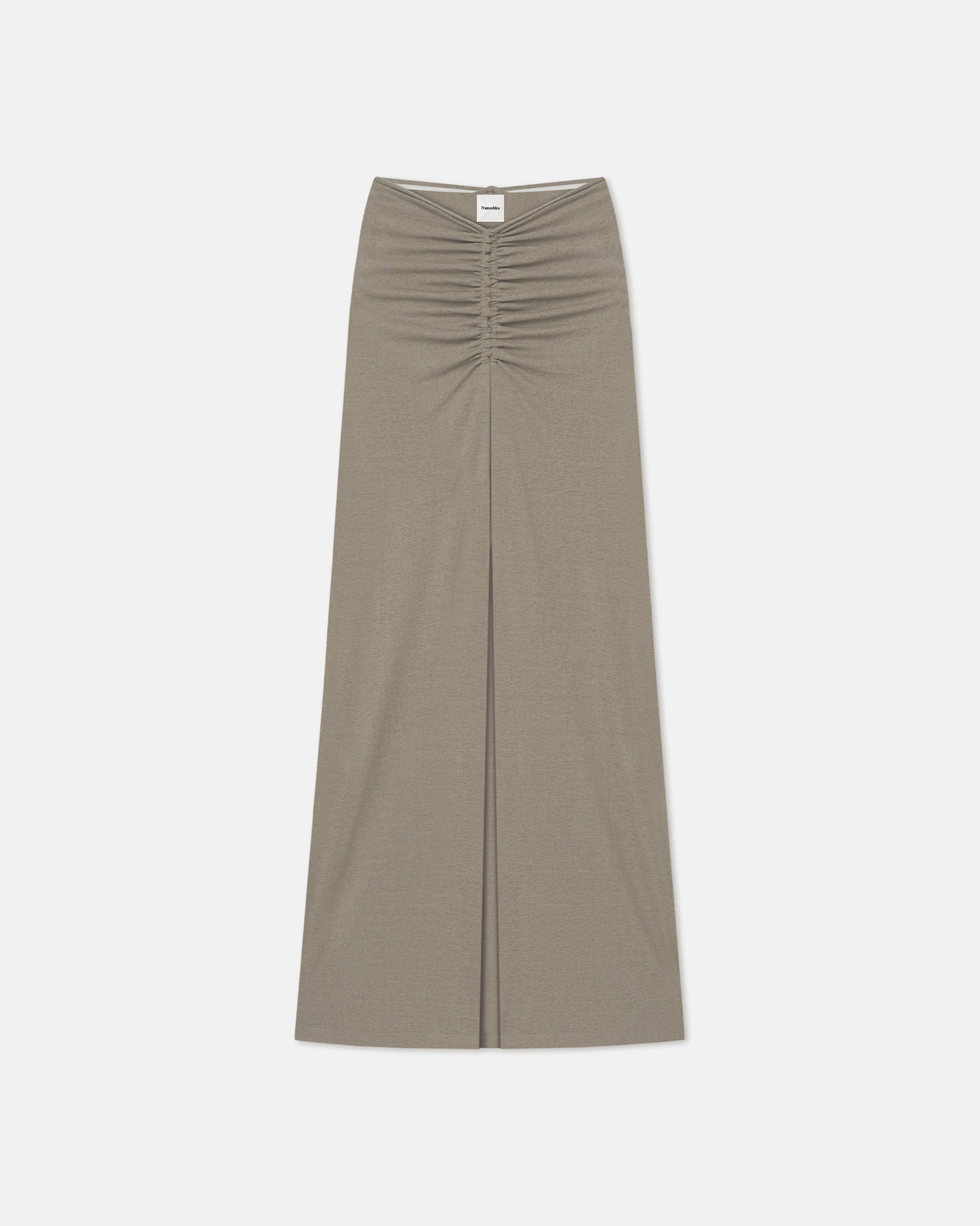 Cheyen - Mesh Jersey Long Skirt - Fog