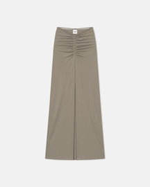 Cheyen - Mesh Jersey Long Skirt - Fog