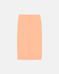 Ciar - Crepe Organza Mid-Length Skirt - Apricot