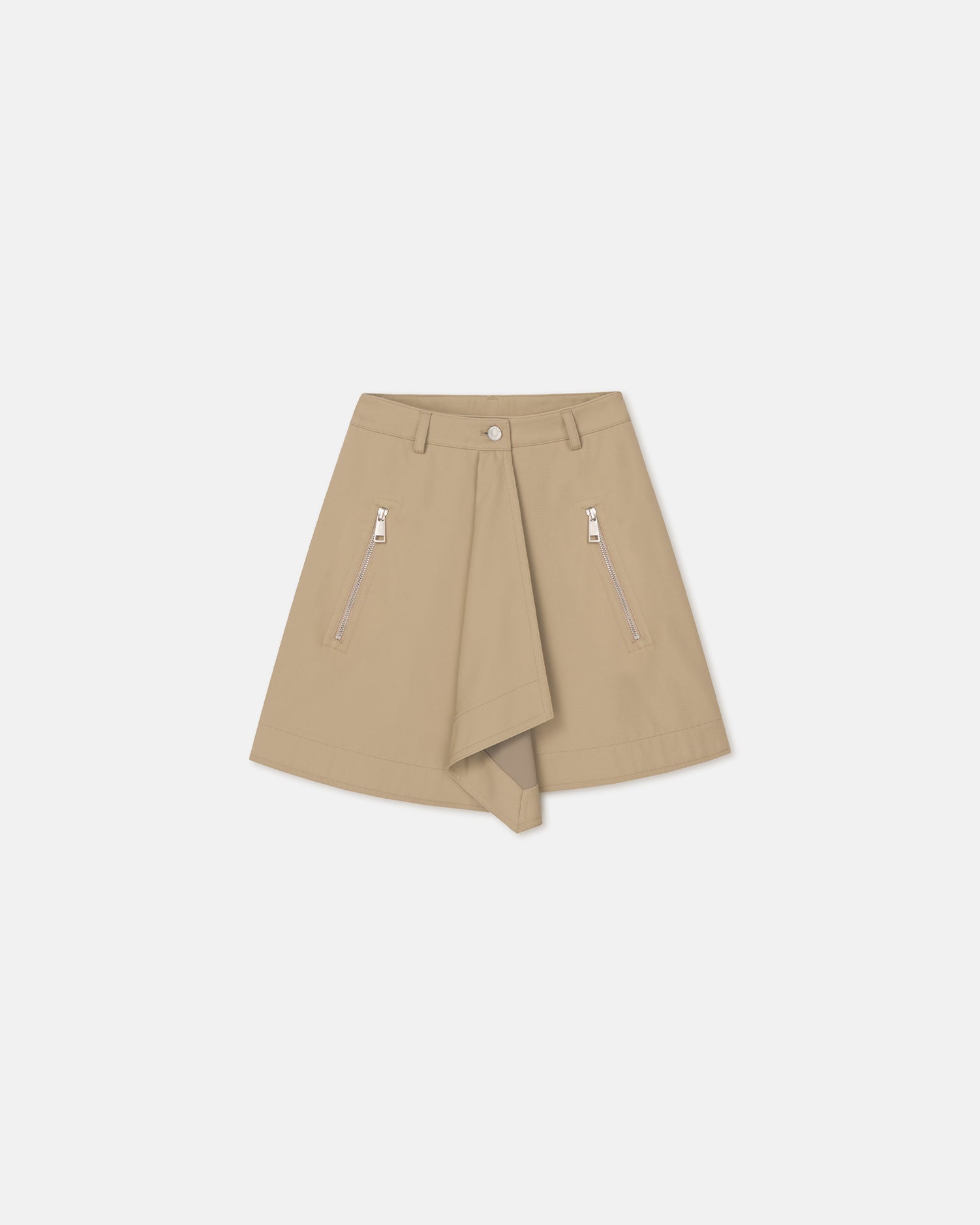 Inge - Bonded Trench Mini Skirt - Beige