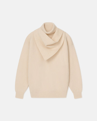 Blaer - Chunky Merino Sweater - Creme