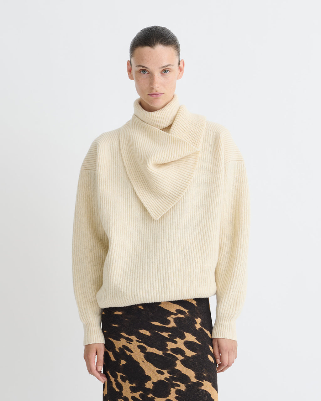 Blaer - Merino sweater - Creme