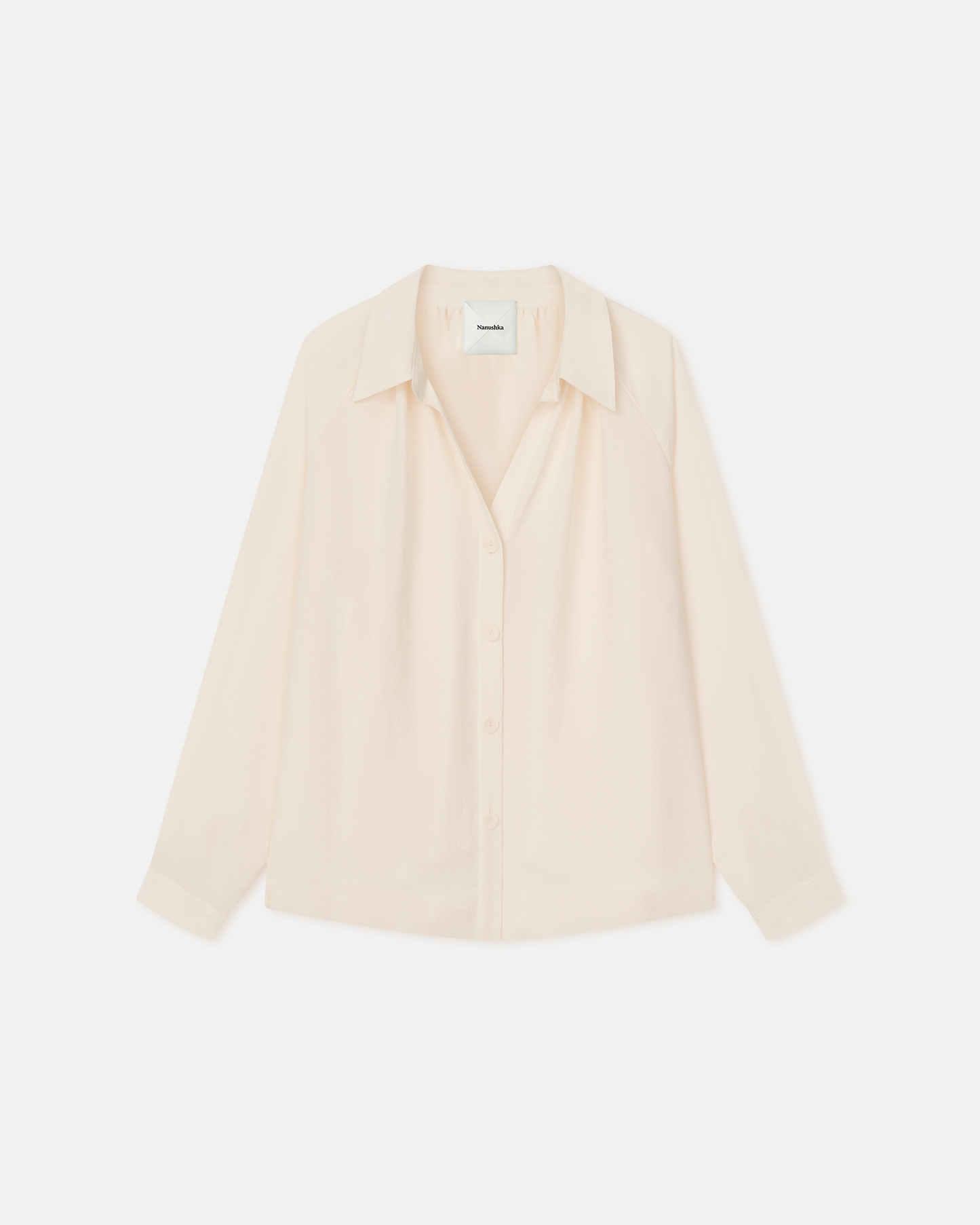 Ada - Tech Linen Shirt - Creme