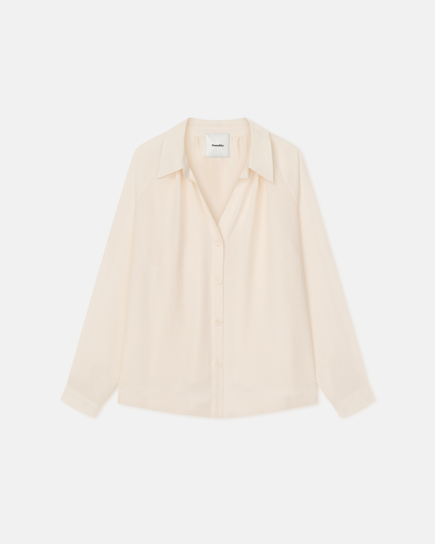 Ada - Tech Linen Shirt - Creme