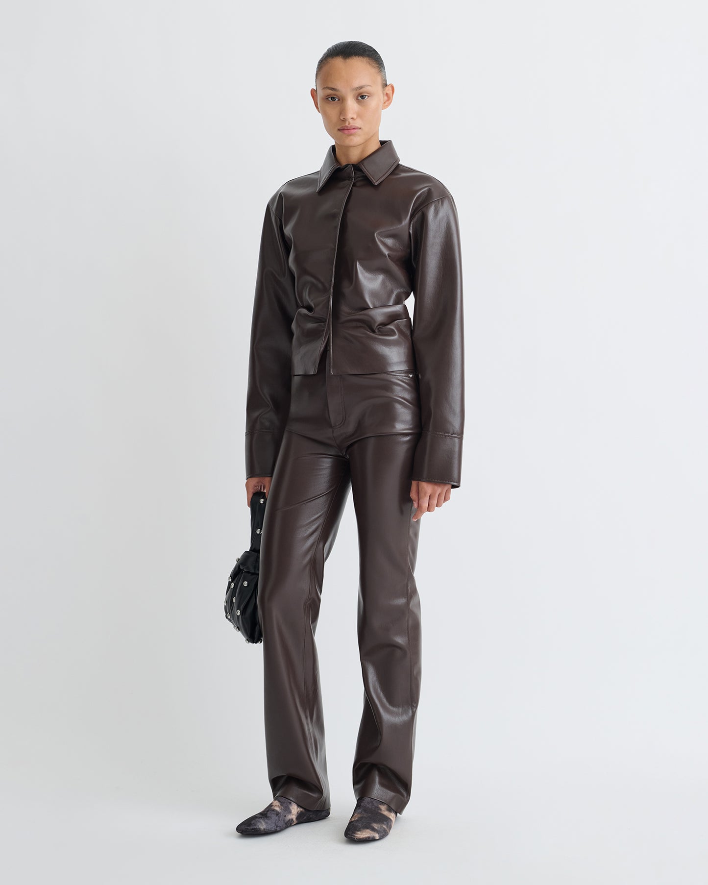 Hildie - Okobor Shirt - Coffee Ground