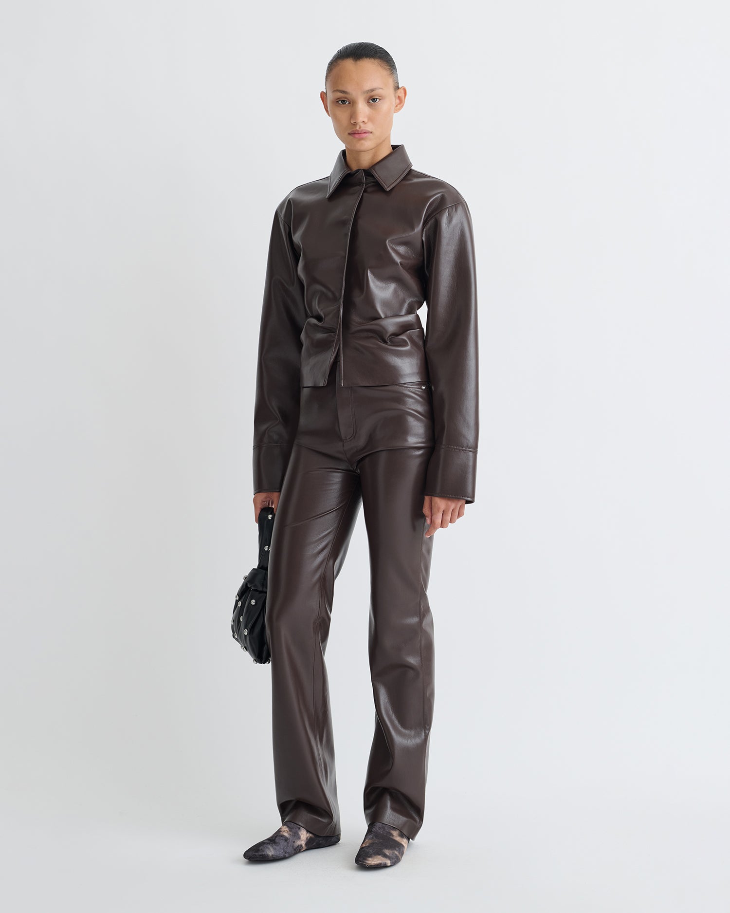 Hildie - Okobor Shirt - Coffee Ground