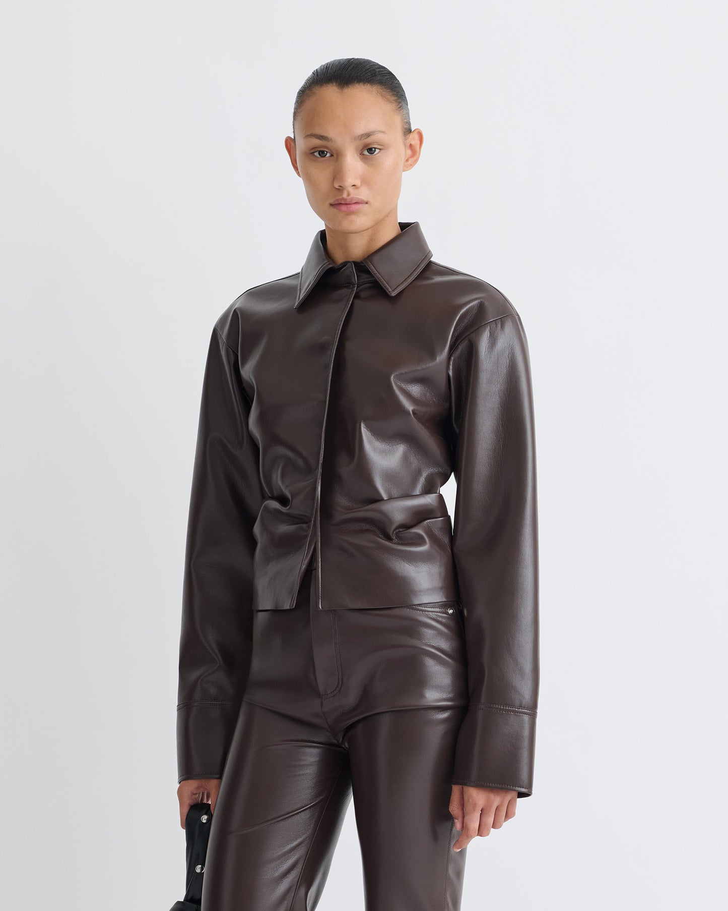 Hildie - Okobor Shirt - Coffee Ground