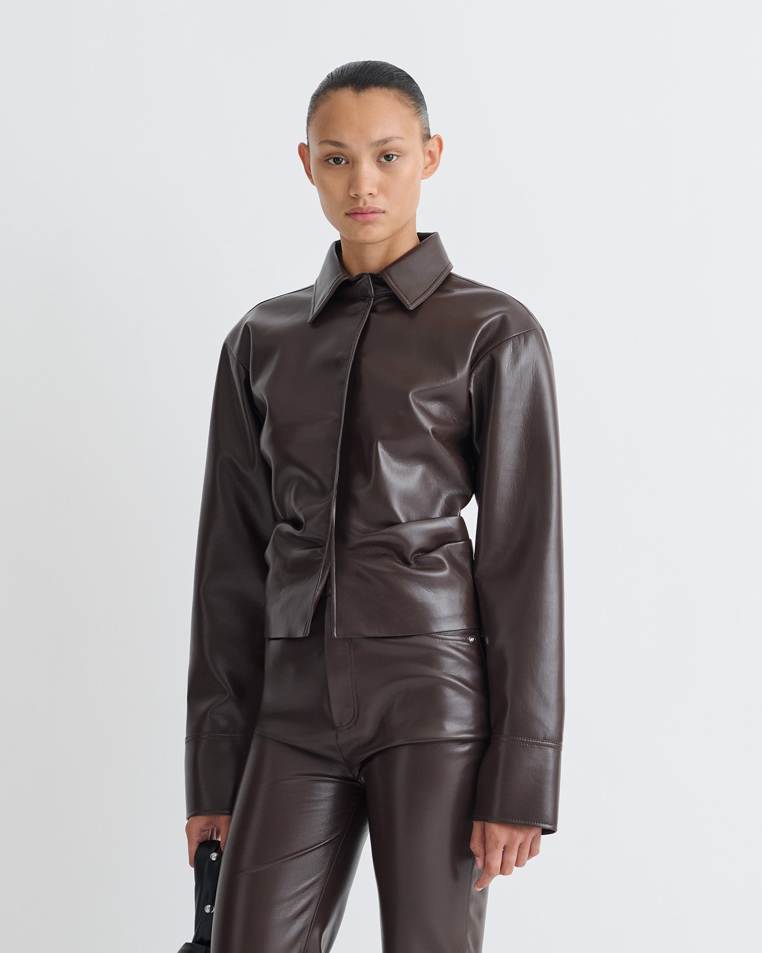 Hildie - Okobor Shirt - Coffee Ground