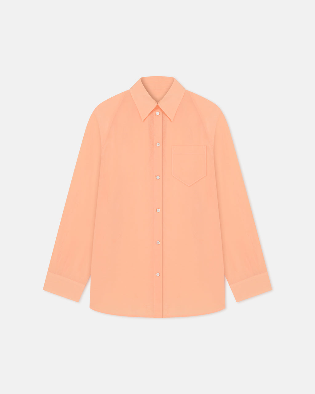 Arleen - Crepe Organza Shirt - Apricot