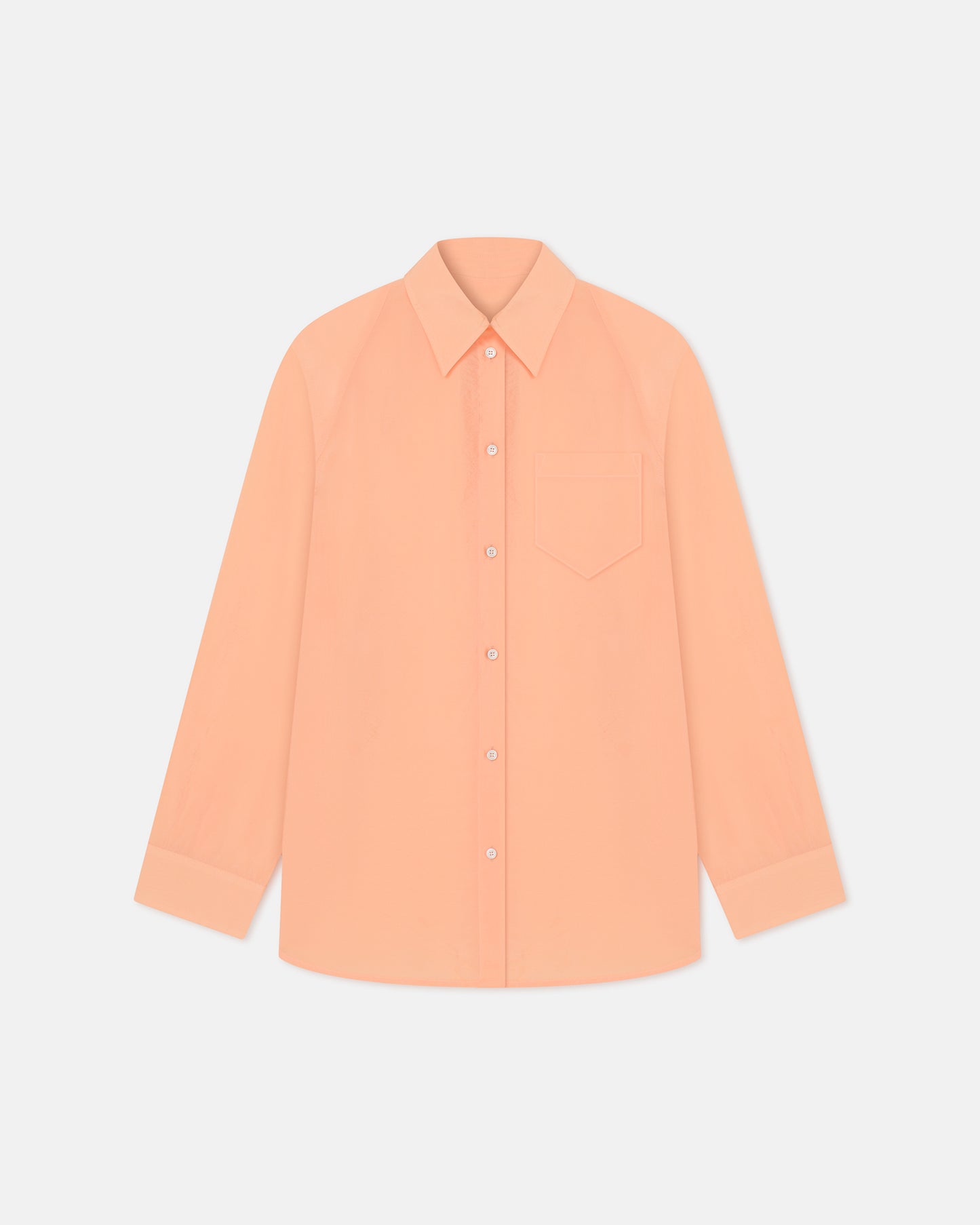 Arleen - Crepe Organza Shirt - Apricot