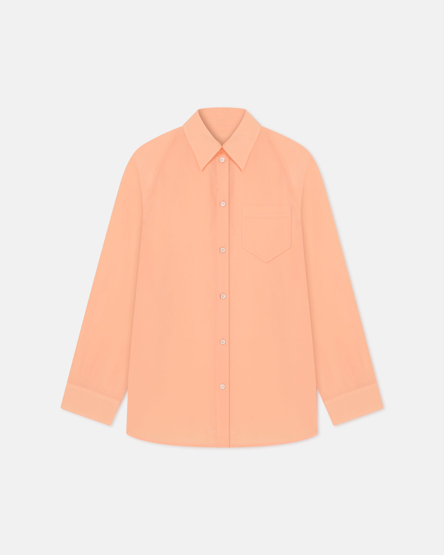 Arleen - Crepe Organza Shirt - Apricot