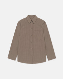 Arleen - Checked Shirting Shirt - Brown/Creme