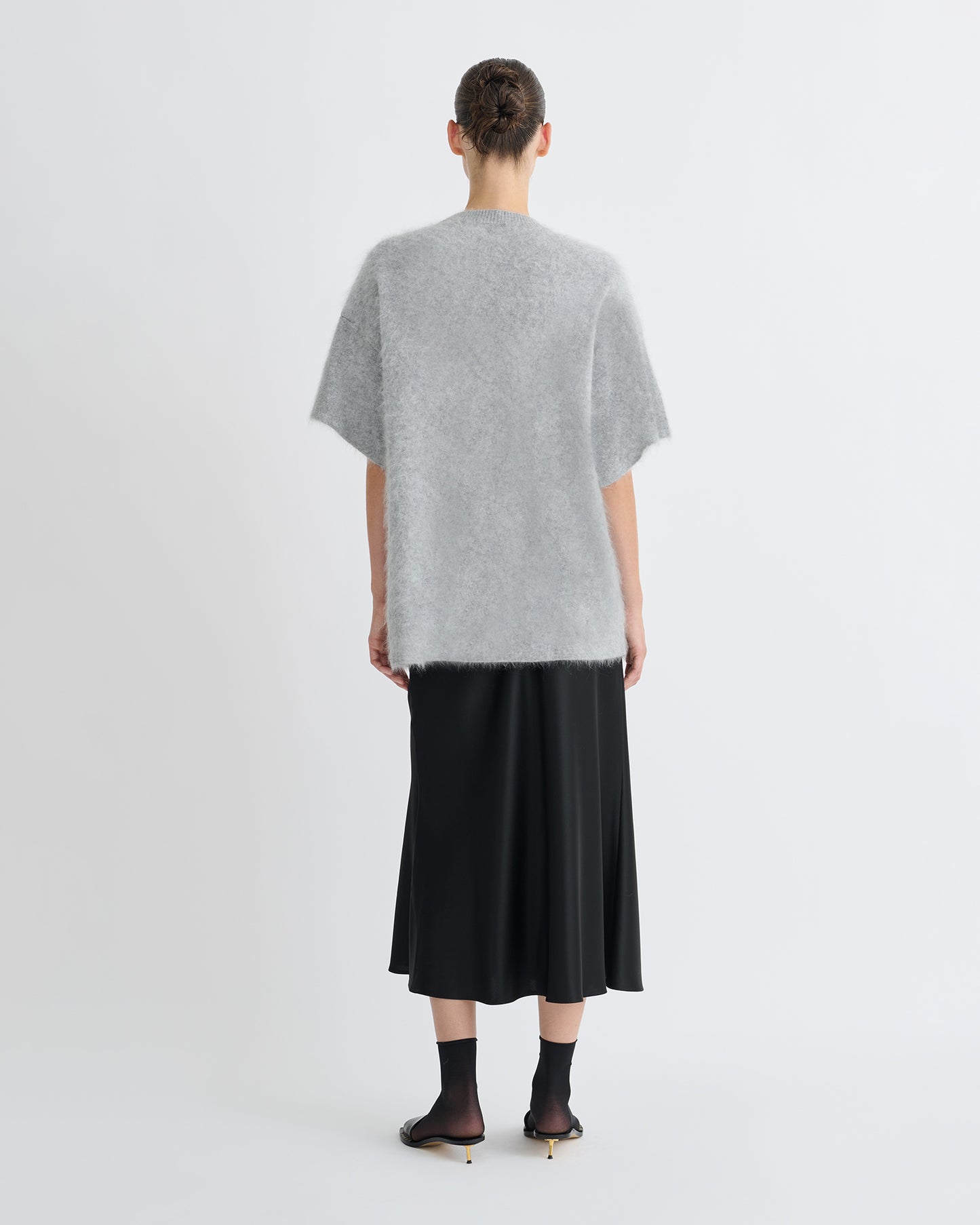 Seema - Brushed Cashmere Tank Top - Grey