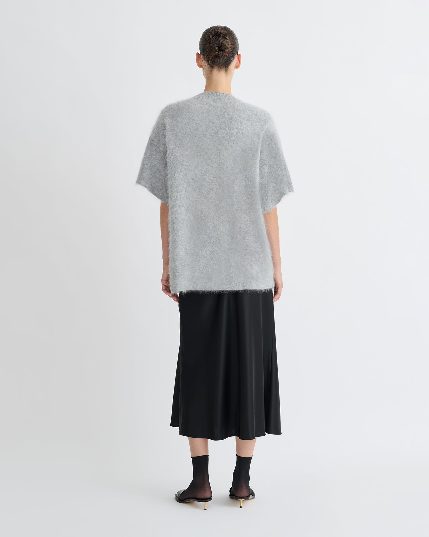 Seema - Brushed Cashmere Tank Top - Grey