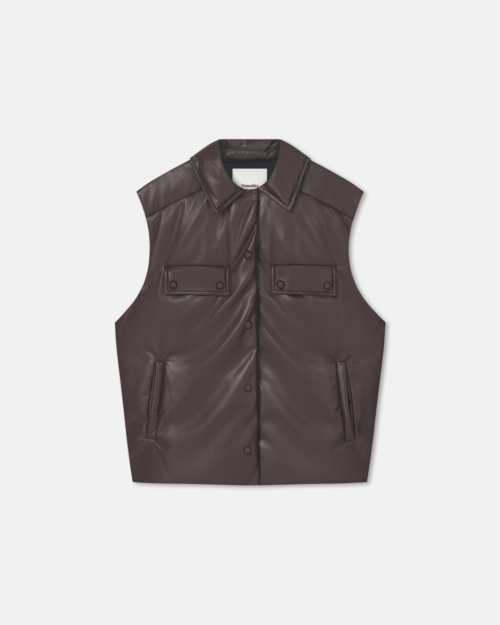Karlene - Okobor Vest - Coffee Ground