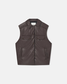 Karlene - Okobor Vest - Coffee Ground