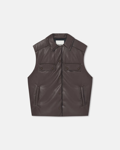 Karlene - Okobor Vest - Coffee Ground