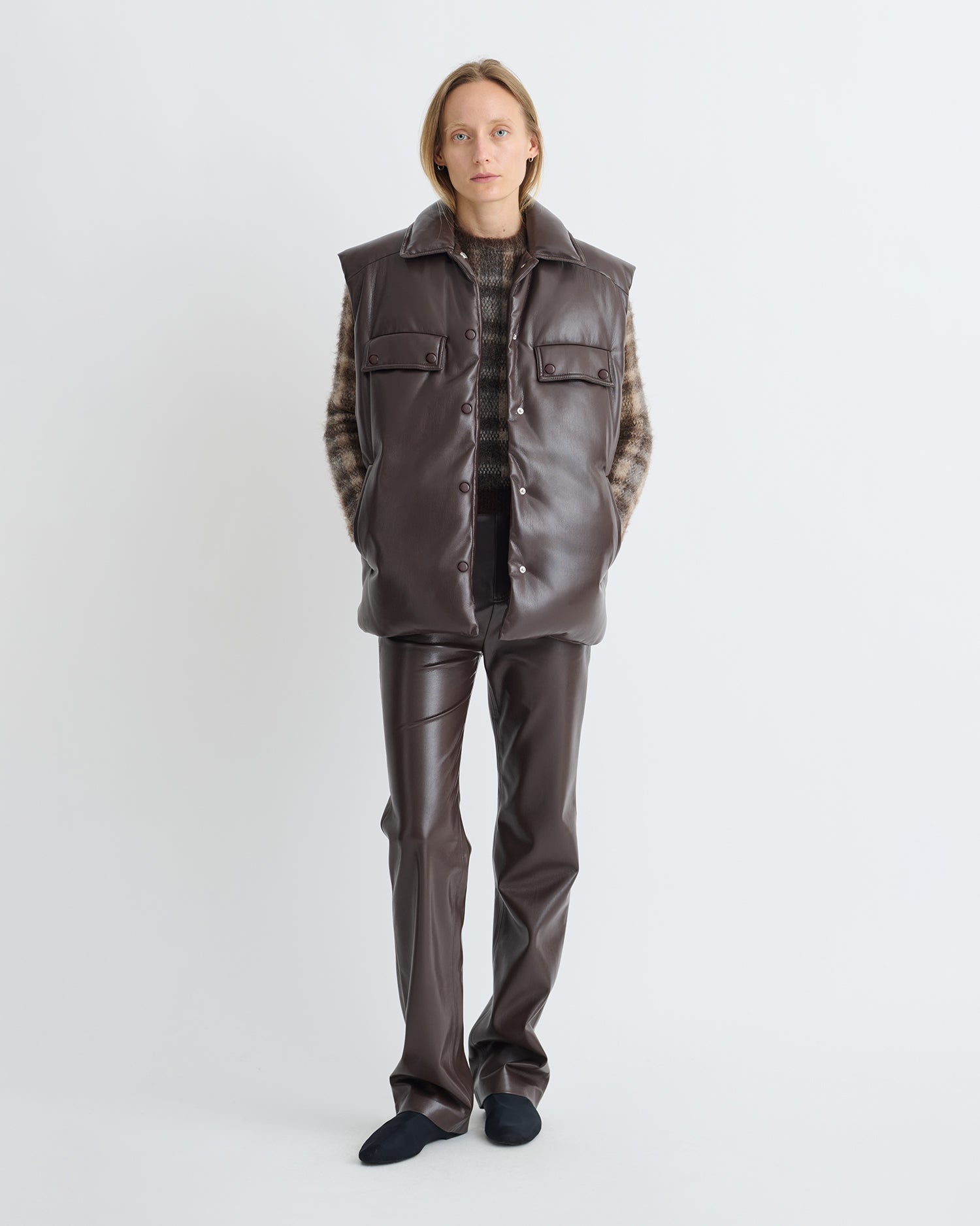 Karlene - Okobor Vest - Coffee Ground