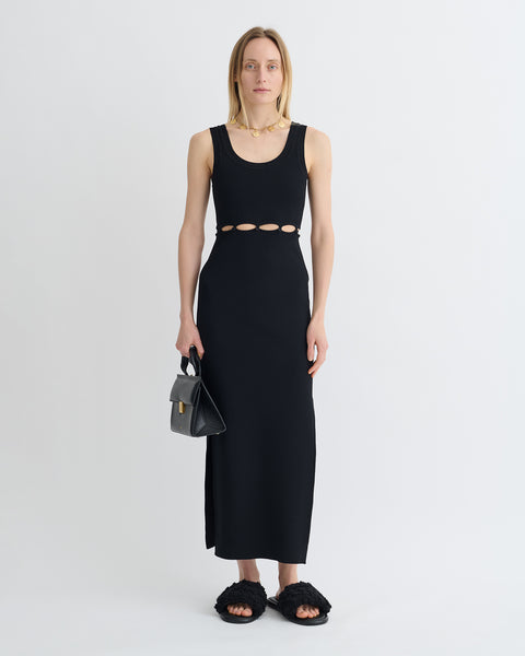 Maves - Knitted Midi Dress - Black – Nanushka