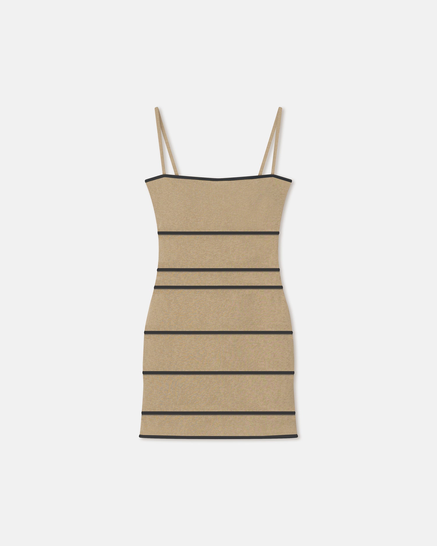 Alula - Mesh Jersey Mini Dress - Sand/Anthracite