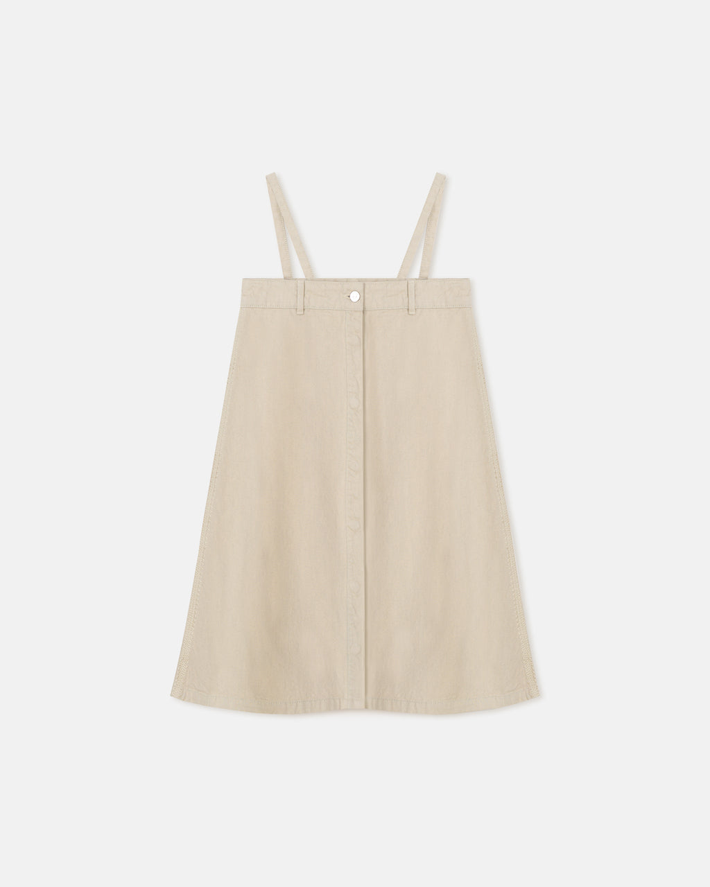Lidwina - Denim mini dress - Beige
