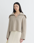 Maxe - Double Wool Jacket - Stone