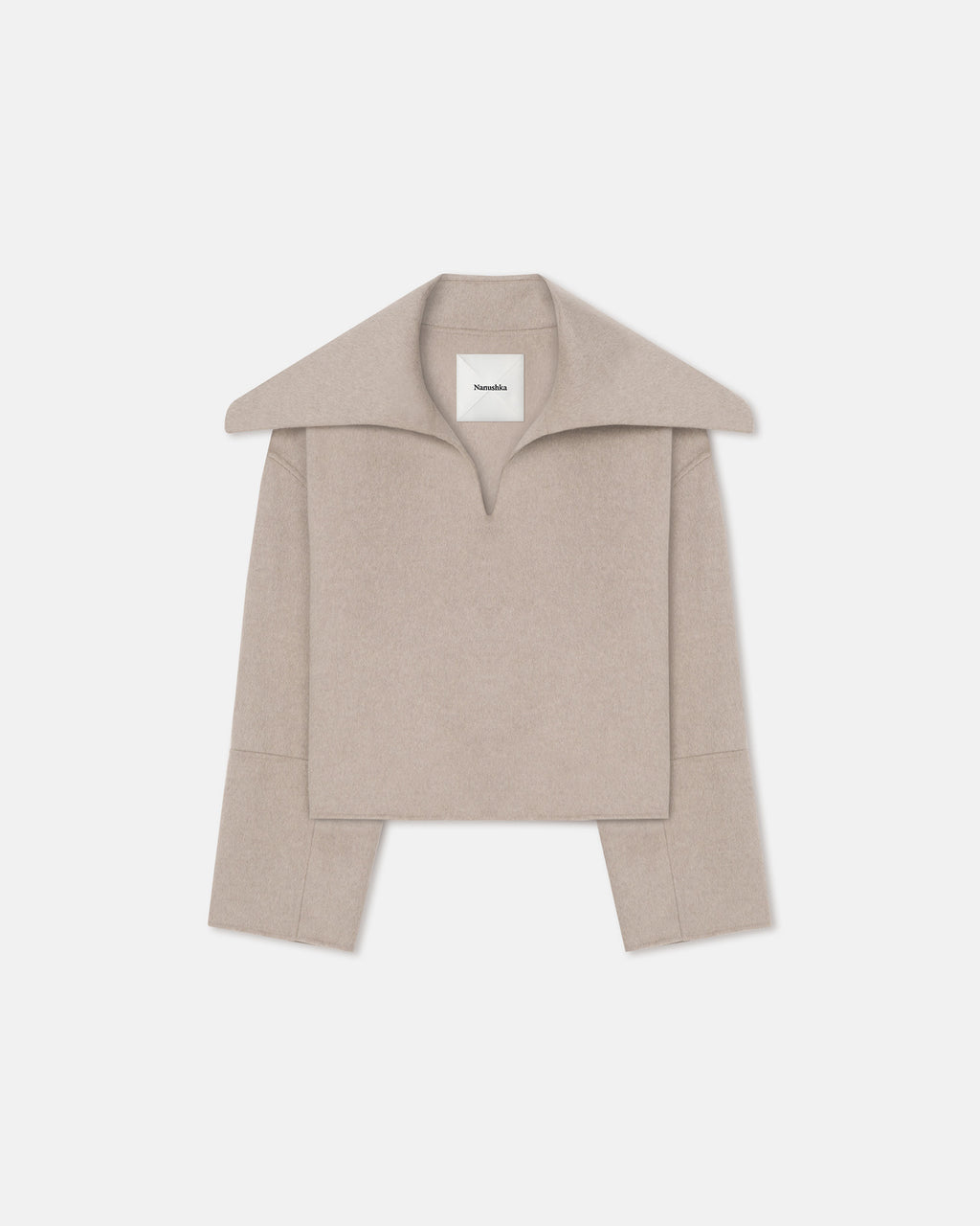 Maxe - Double Wool Jacket - Stone