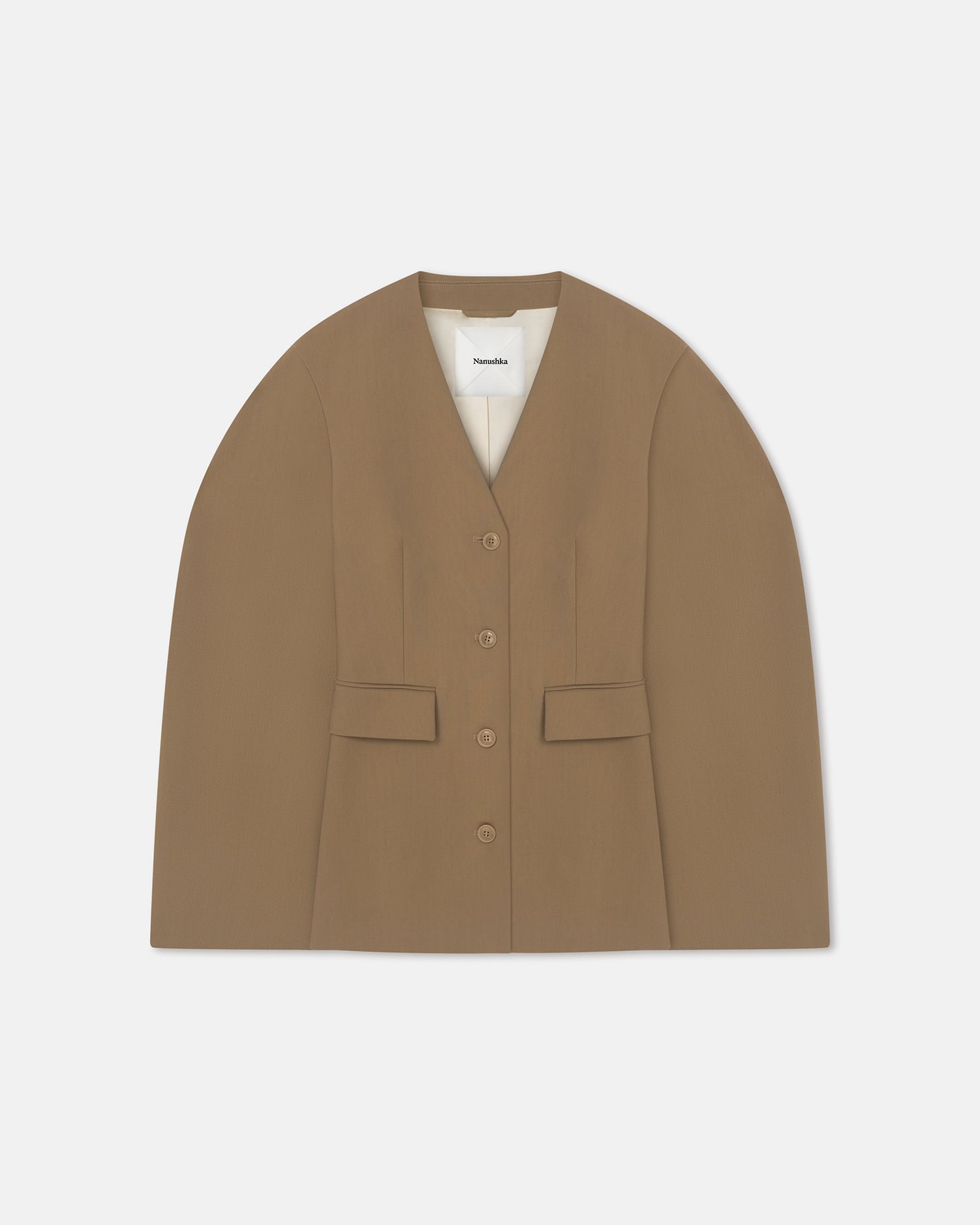 Kaori - Elongated Blazer - Brown