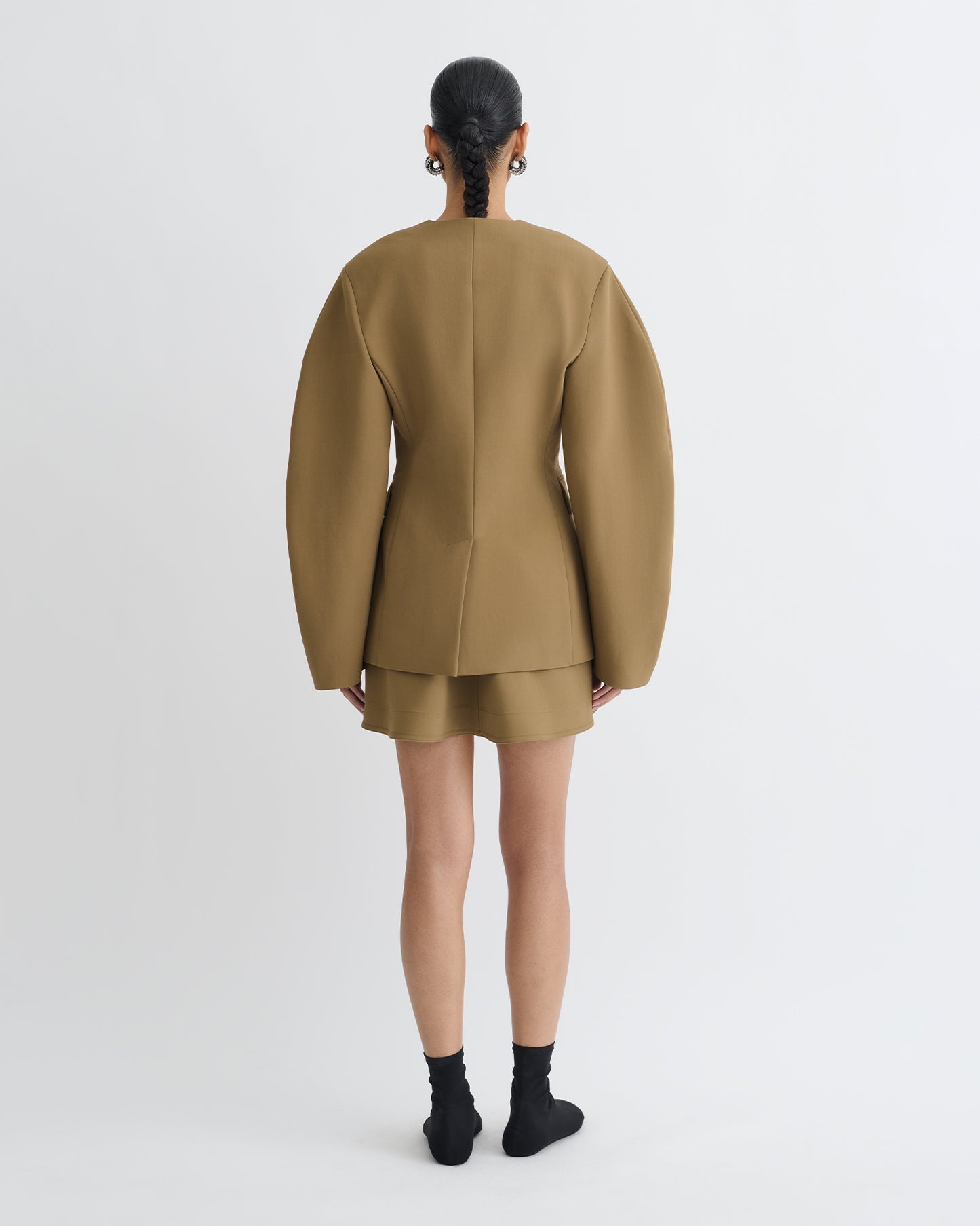 Kaori - Elongated Blazer - Brown