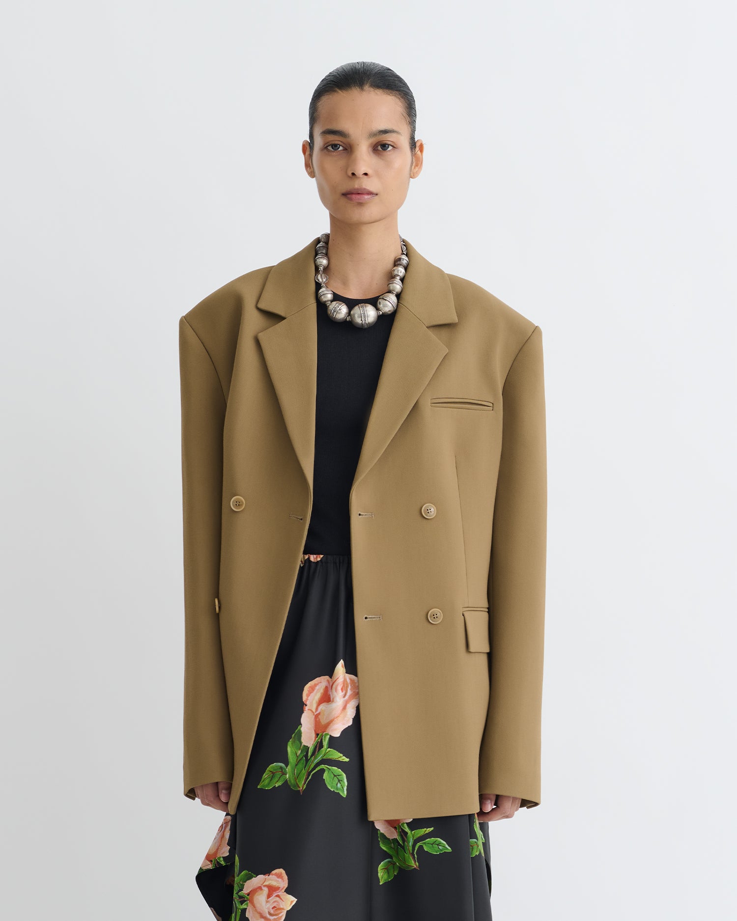 Diante - Boxy Blazer - Brown