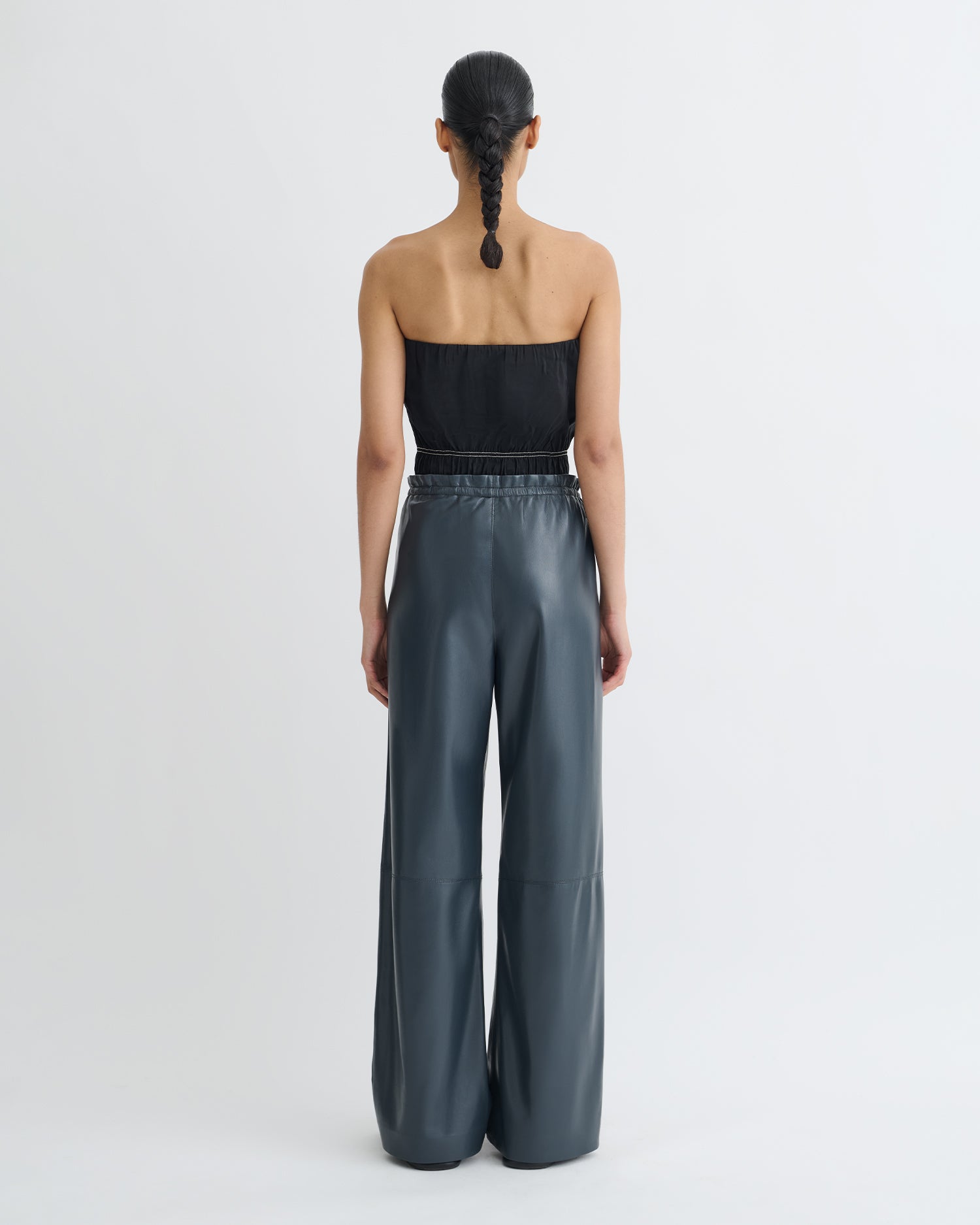 Geb - Okobor™ Alt-Leather Pants - Steel Blue