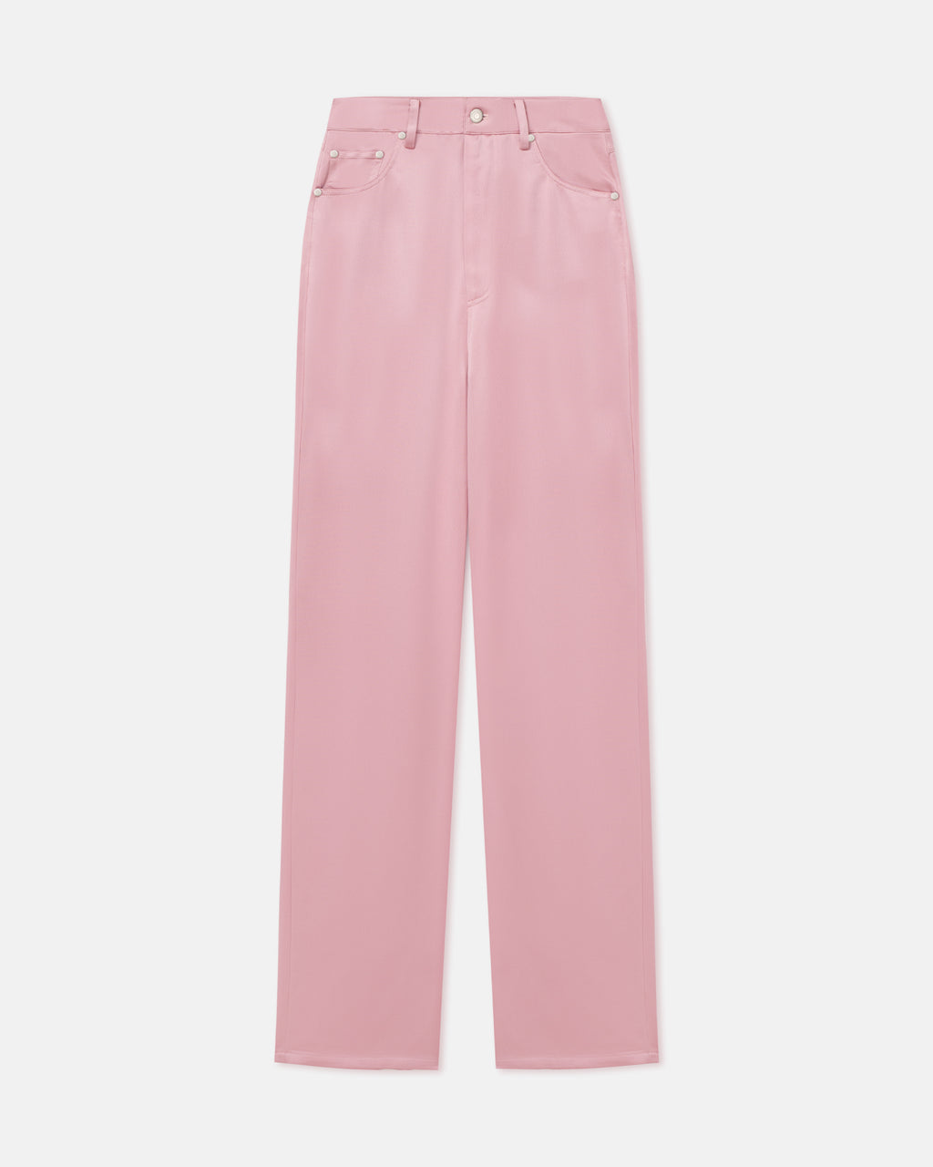 Tita - Slip Satin Pants - Pink