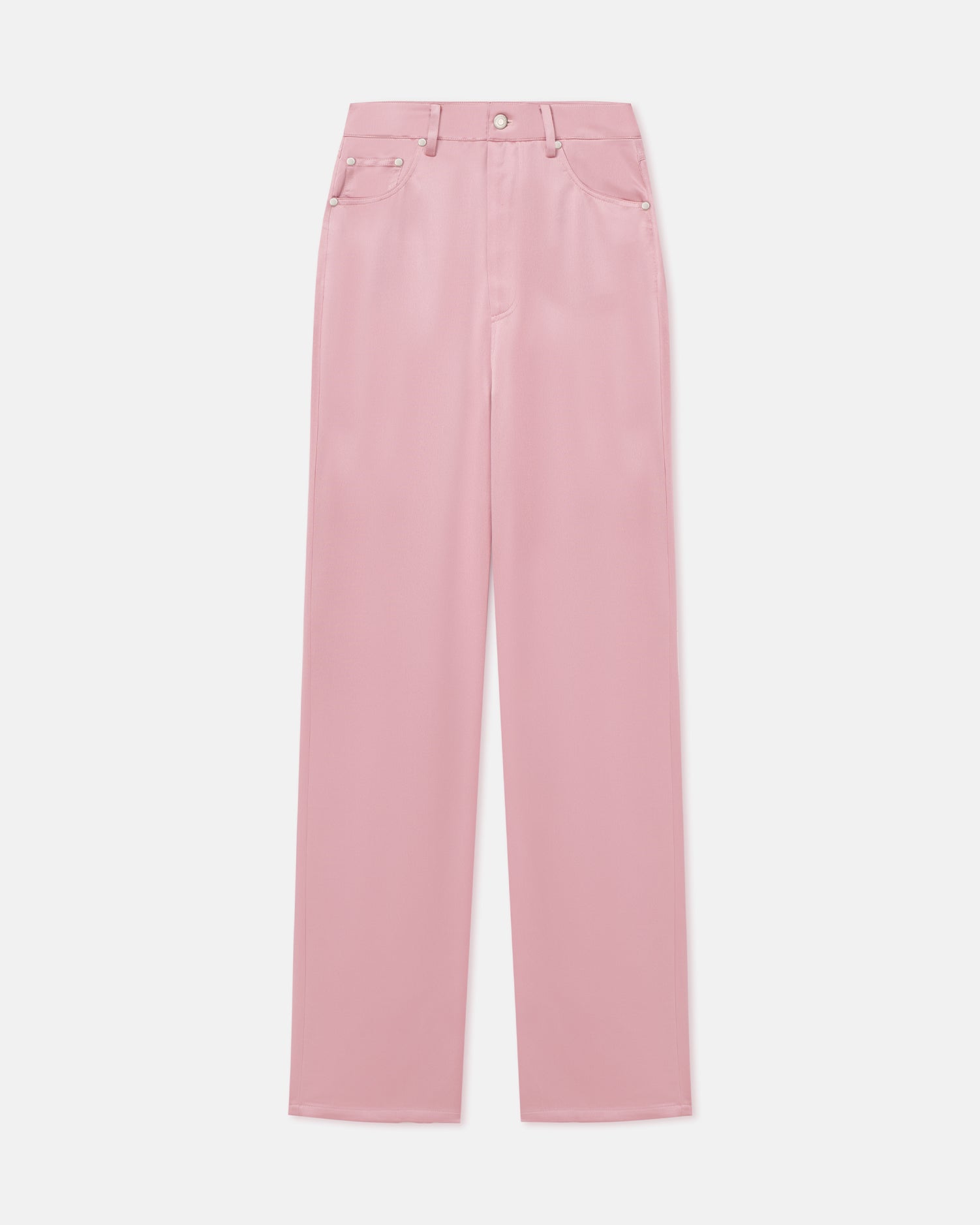 Tita - Slip Satin Pants - Pink