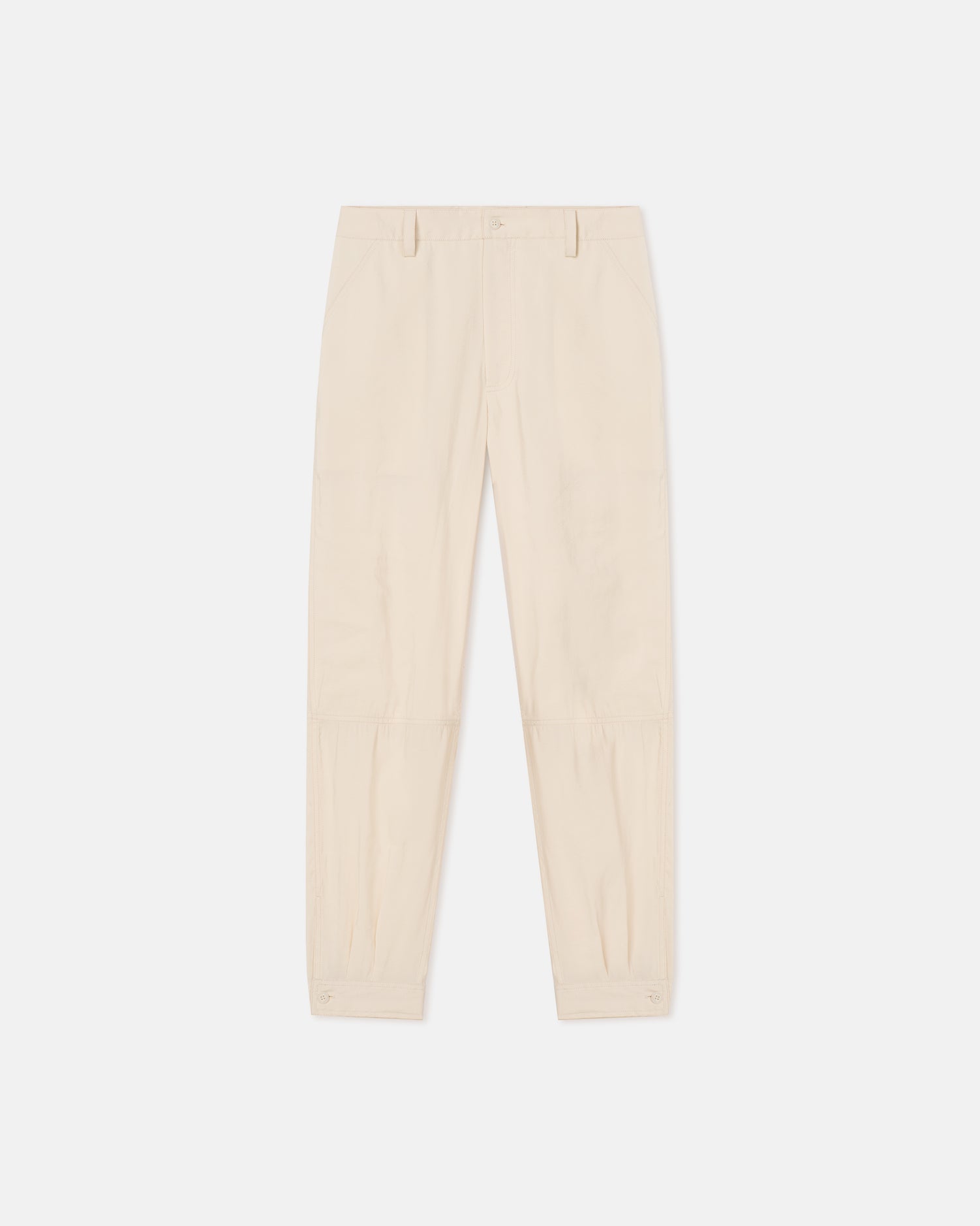 Daron - Glass Poplin Pants - Oat