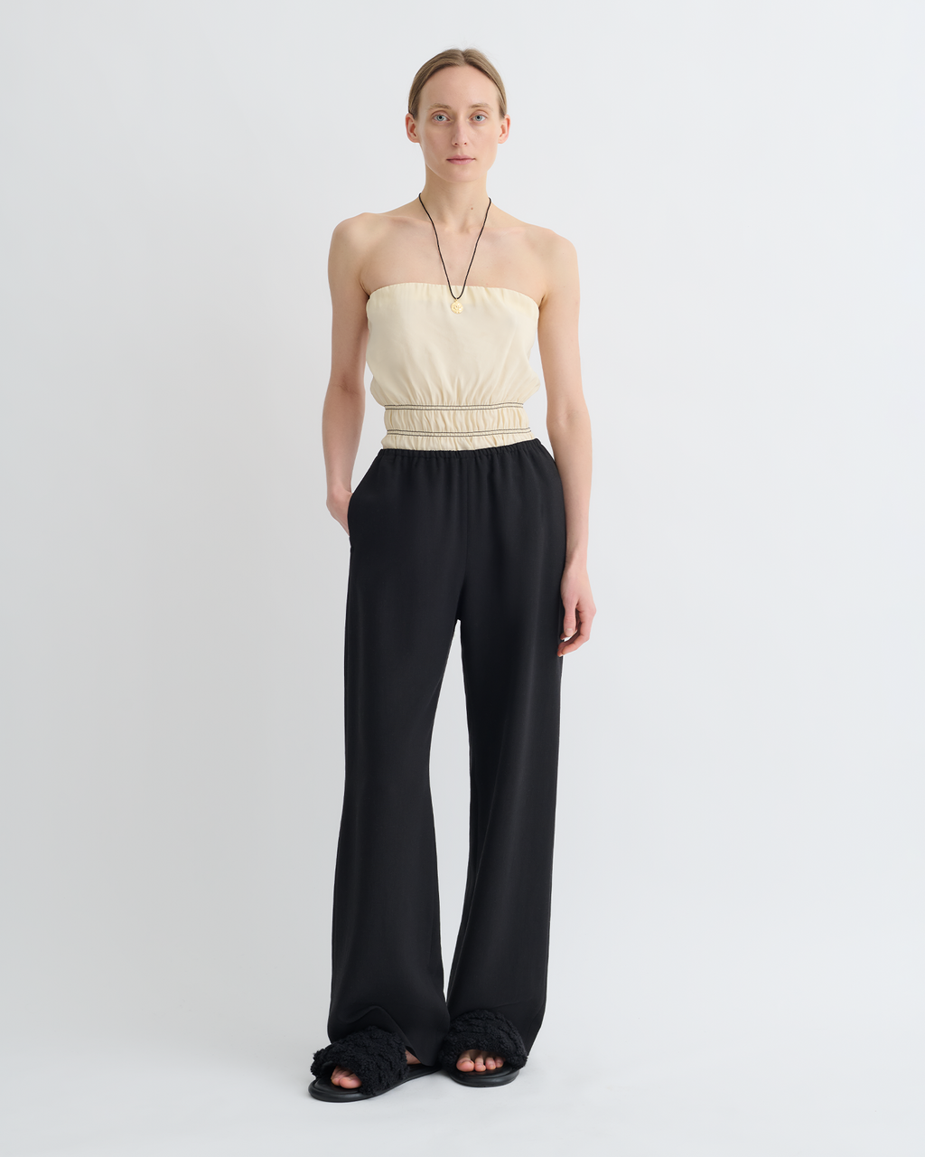 Arvenn - Twill Suiting Pants - Black
