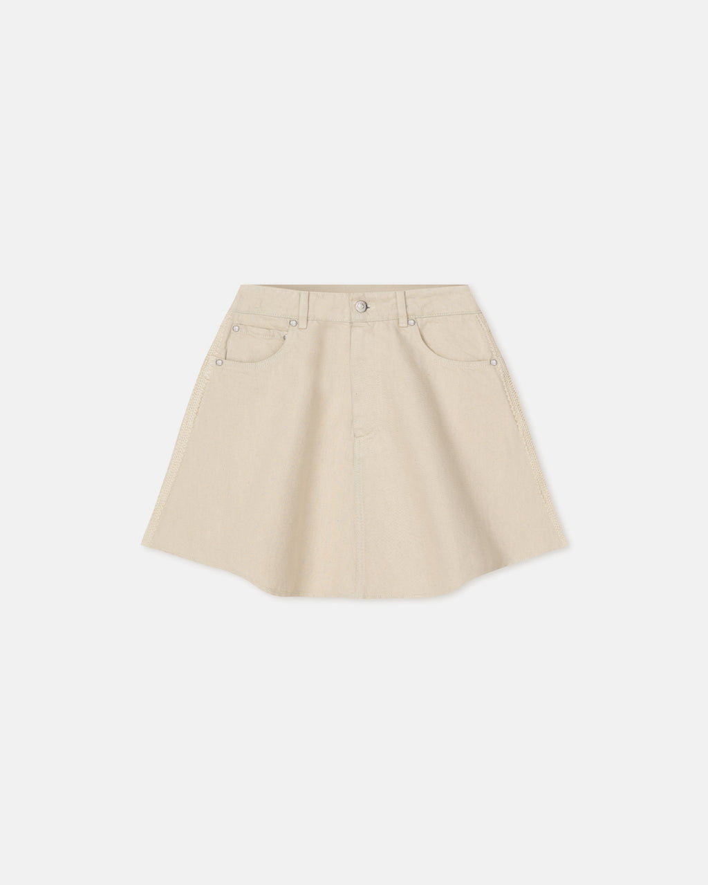 Neah - Denim mini skirt - Beige