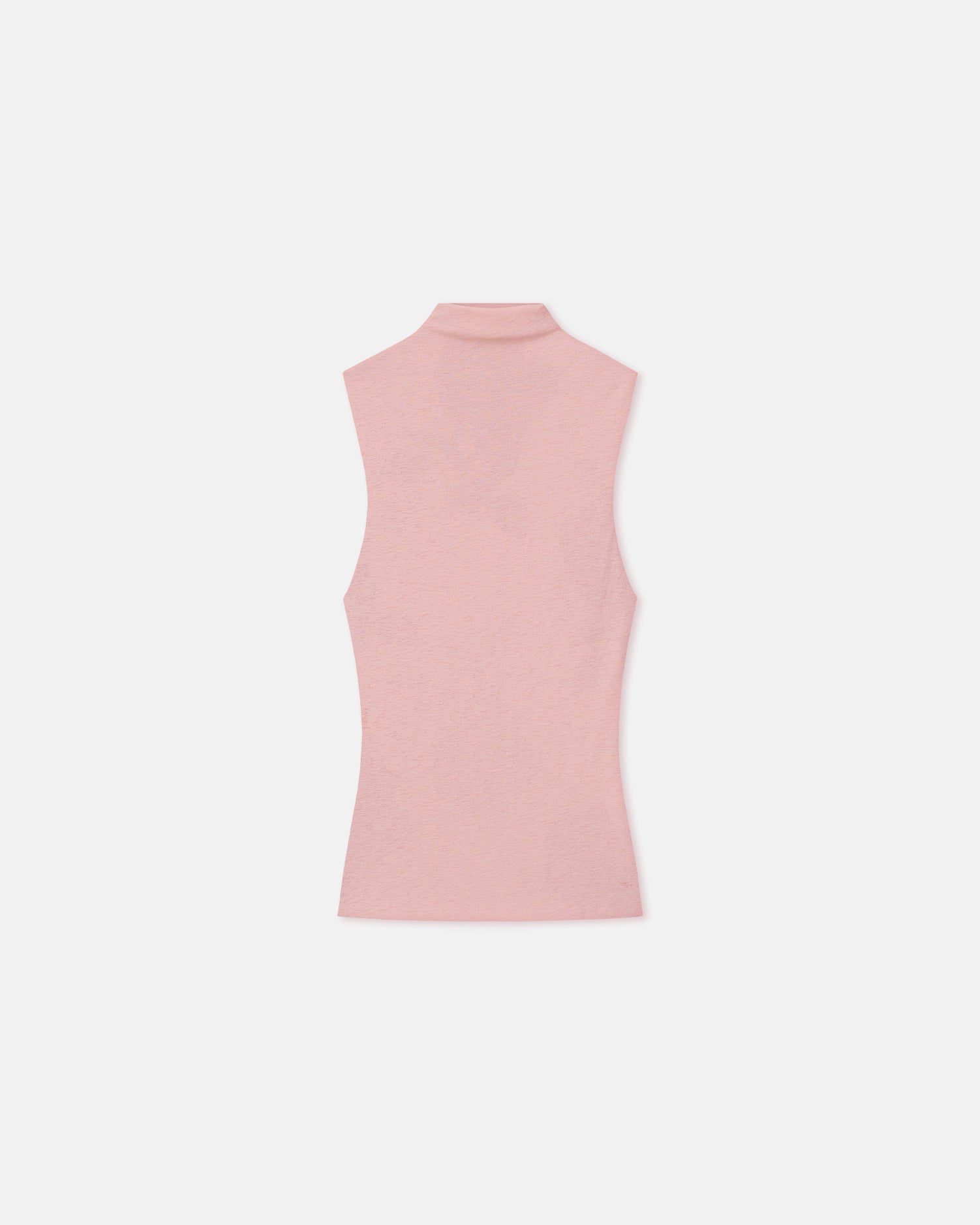 Annyka - Mesh Jersey Top - Pink